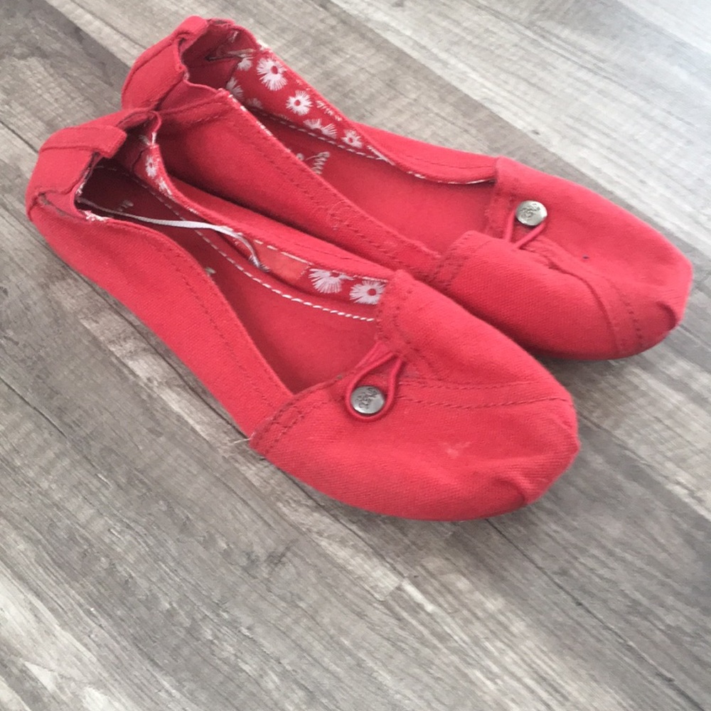 Red flats from Target. Size 5/6